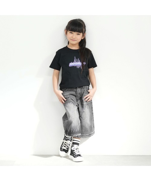 tシャツ パープルHoorayロゴ キッズ Tシャツ キッズ 子供服 女の子 | ブランド登録なし | 10