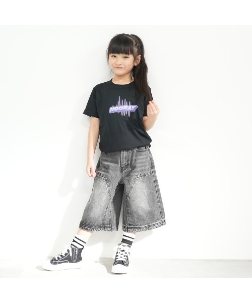 tシャツ パープルHoorayロゴ キッズ Tシャツ キッズ 子供服 女の子 | ブランド登録なし | 11