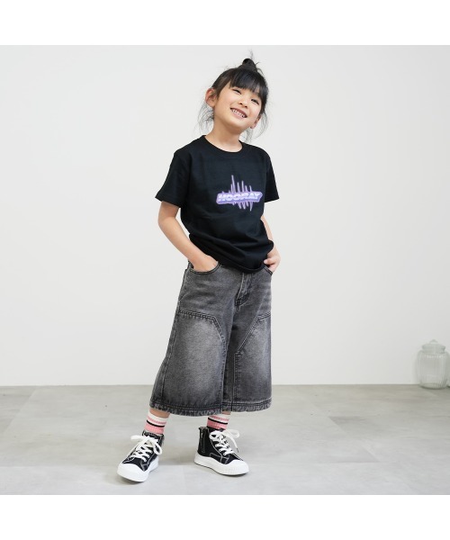 tシャツ パープルHoorayロゴ キッズ Tシャツ キッズ 子供服 女の子 | ブランド登録なし | 21