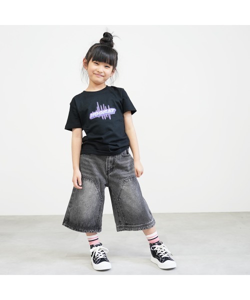 tシャツ パープルHoorayロゴ キッズ Tシャツ キッズ 子供服 女の子 | ブランド登録なし | 22