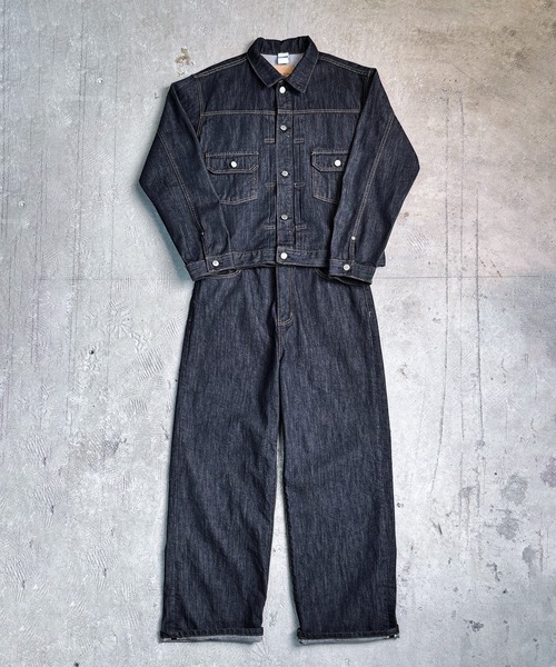 SB CAL デニムジャケット・パンツセット セットアップ 2点セット】セットアップ メンズ 秋 冬 春