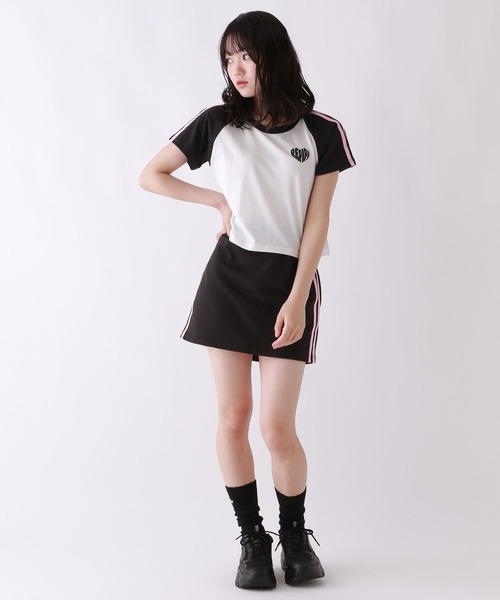 repipi armario（レピピアルマリオ） セットアップ ラグランチビT