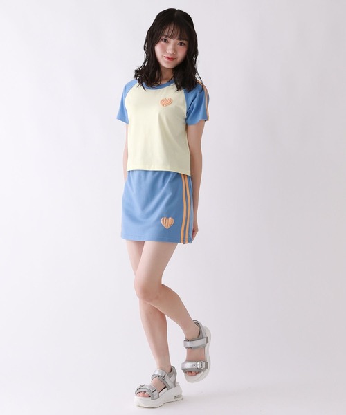repipi armario（レピピアルマリオ） セットアップ ラグランチビT