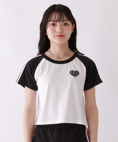 repipi armario（レピピアルマリオ） セットアップ ラグランチビT