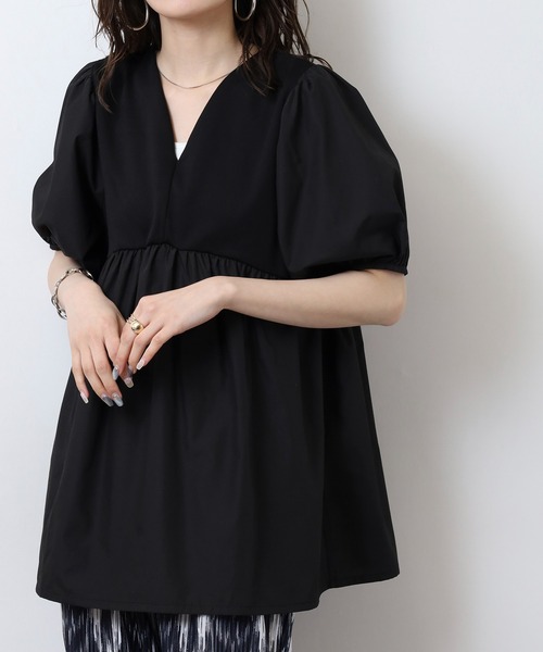 FUNALIVE チュニック 切替ギャザー : ZOZOTOWN Yahoo!店 - 通販