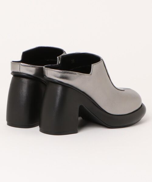 【UN3D. 】スクエアミュール　38 中古・古着通販】UN3D. (アンスリード) SIDE CUT SQUARE MULE