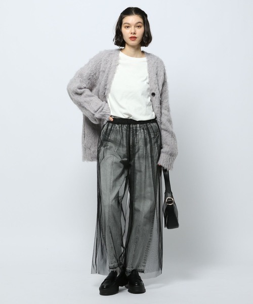 美品　ニコアンド　パンツ　グレー niko and… 「niko and」 カーゴパンツ MEDIUM グレー