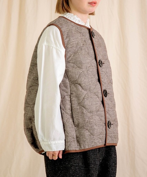 Brocante ダウンベスト ベスト 「Brocante / ブロカント」 グレン