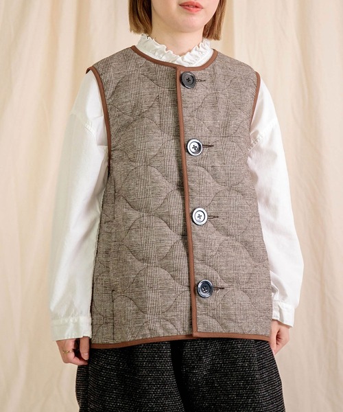Brocante ダウンベスト ベスト 「Brocante / ブロカント」 グレン