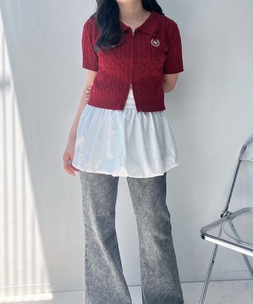 新品　今季新作　メゾンドドルチェ　バロンキャミ　S　バルーン裾　夏服　重ね着 楽天市場】バルーン（キャミソール｜トップス）：レディース