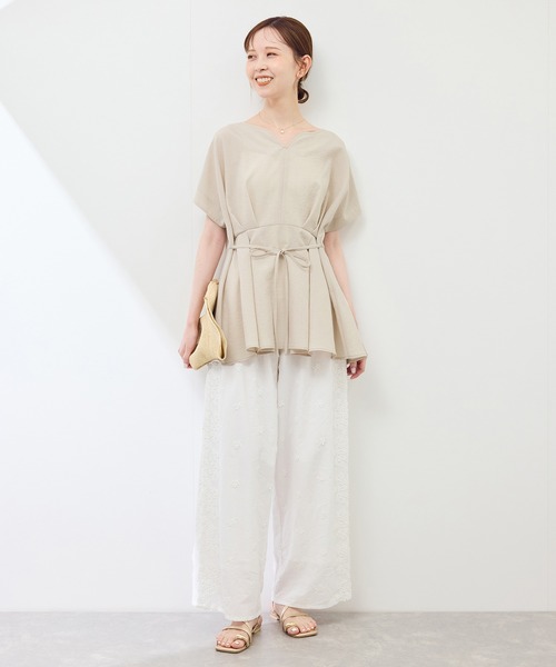 ROPE' PICNIC（ロペ ピクニック） ブラウス シャツ 「接触冷感」ハート