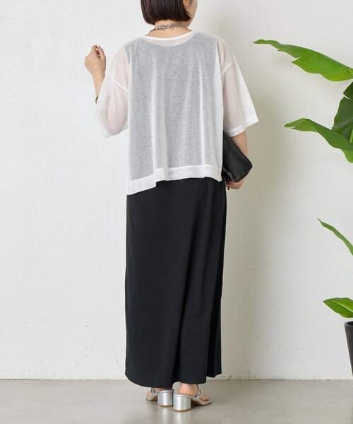 Jena espace merveilleux ワンピース メッシュセットワンピース