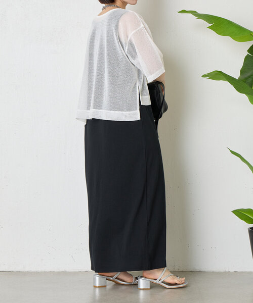 Jena espace merveilleux ワンピース メッシュセットワンピース