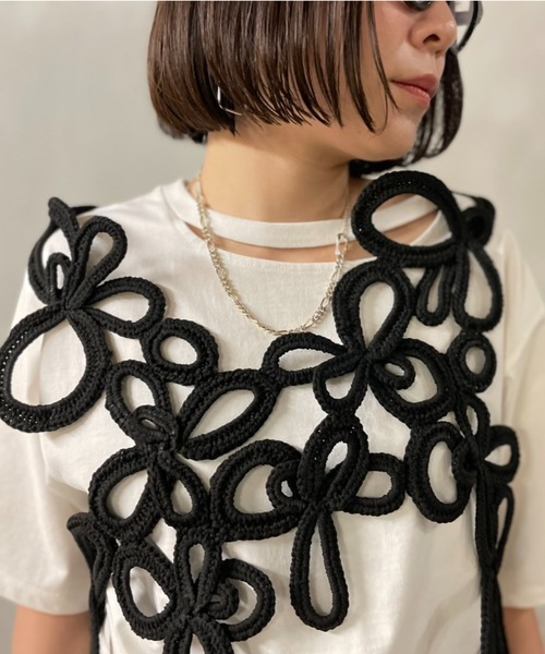 ベスト ジレ RUMCHE(ラムシェ) Flower Bond Yarn Harness/ハーネス レディース RUMCHE ベスト ジレ RUMCHE(ラムシェ) Flower Bond Yarn Harness