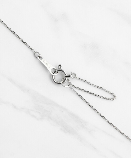 ネックレス PRECIOUS FRILL PEARL NECKLACE プラチナ アコヤパール ネックレス レディースの画像