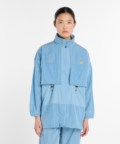 New Balance（ニューバランス） ブルゾン ジャンバー NB Grey スタンド