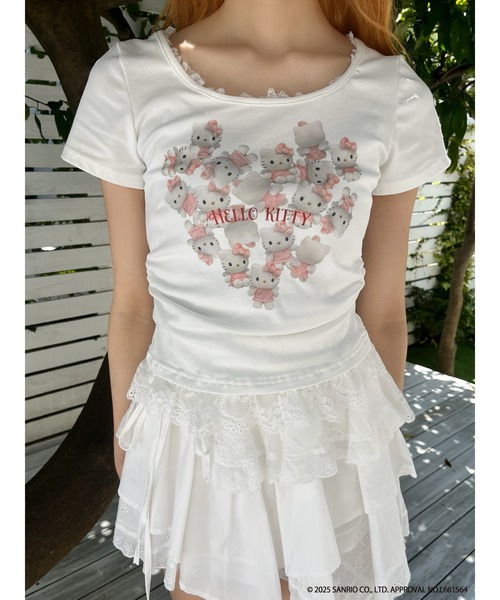 tシャツ ANGEL「HELLO KITTY」 HEART TEE レディース