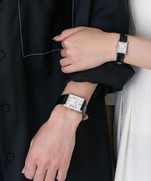 美品◎SEIKOセイコー スクエア ブラックフェイス クォーツ メンズ 腕時計 SEIKO 腕時計 SEIKO/セイコー コラボレーション スクエア