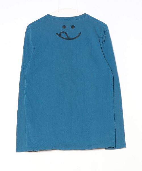 「Design Tshirts Store graniph」 長(zhǎng)袖Tシャツ L ブルー メンズ