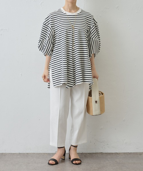 「BEARDSLEY」 半袖Tシャツ FREE ホワイト レディース BEARDSLEY 「BEARDSLEY」 半袖Tシャツ FREE ホワイト レディース