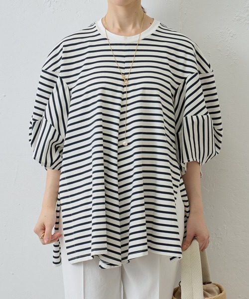 「BEARDSLEY」 半袖Tシャツ FREE ホワイト レディース BEARDSLEY 「BEARDSLEY」 半袖Tシャツ FREE ホワイト レディース