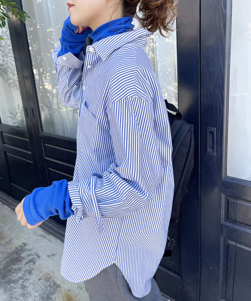 「Spick & Span」 長袖シャツ FREE ブルー レディース