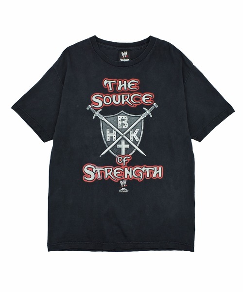 LMC★Y2K風ロゴリンガーTシャツメンズ VINTAGE tシャツ 「USED」Y2K WWE “HBK/THE SOURCE of STRENGTH