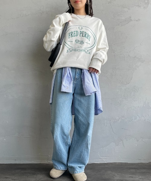 希少　FRED PERRY オーバーサイズ　　切り替えスエット　トレーナー FRED PERRY（フレッドペリー） トレーナー スウェット CHOSEN BY