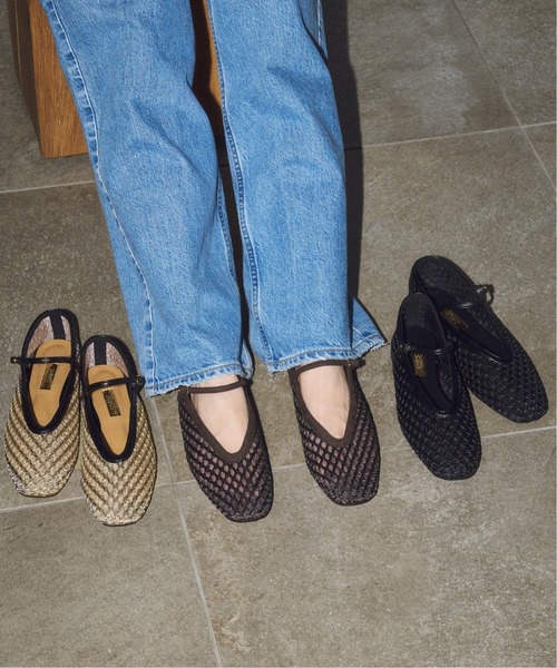Le Talon GRISE シューズ 「追加2」GRISEビッグメッシュメリー