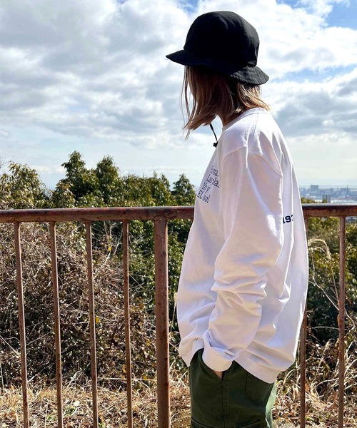 「CANAL JEAN」 長袖カットソー LARGE ホワイト レディース