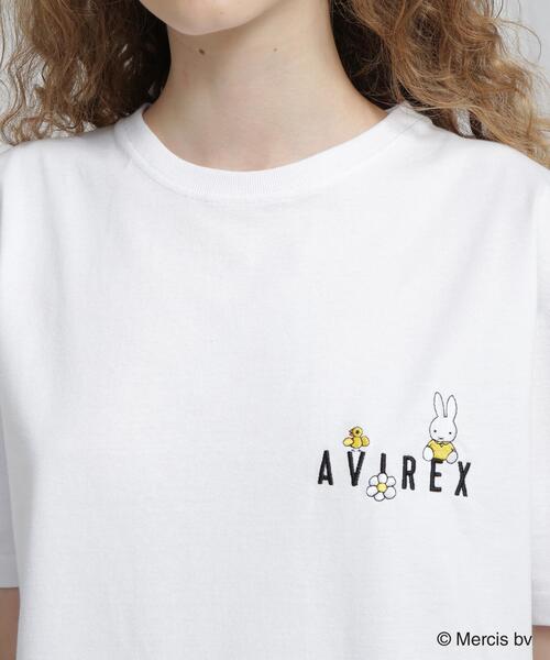 Miffy（ミッフィー） tシャツ 「AVIREX×miffy」WEB限定 EMBROIDERY T