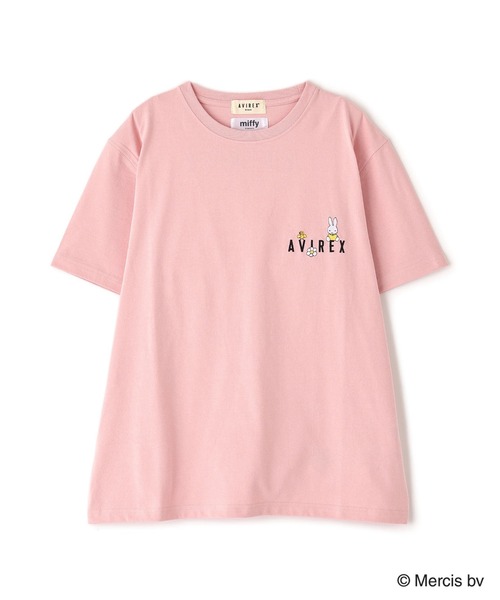 Miffy tシャツ 「AVIREX×miffy」WEB限定 EMBROIDERY T-SHIRT