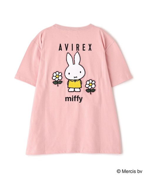 Miffy tシャツ 「AVIREX×miffy」WEB限定 EMBROIDERY T-SHIRT