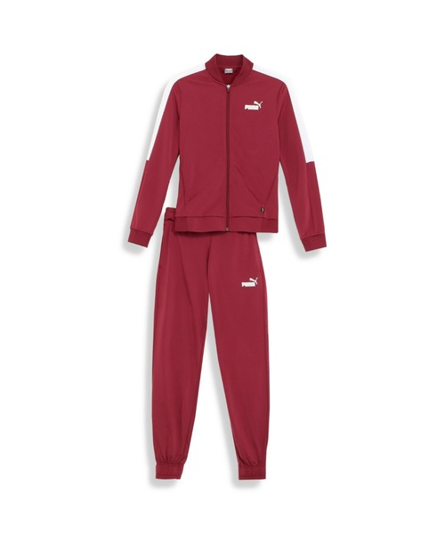 PUMA レッド ジャージ上下セット PUMA 「PUMA」 セットアップジャージ SMALL レッド系その他