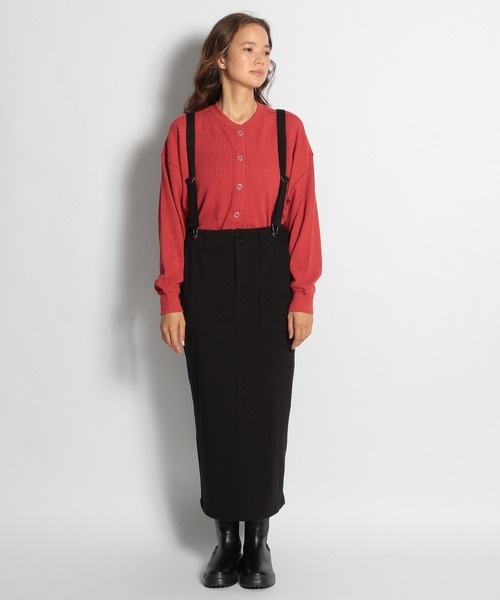 niko and... ワークサロペットスカート niko and（ニコアンド）の「[niko and JEANS 2023AW]V