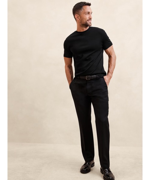 「BANANA REPUBLIC FACTORY STORE」 半袖Tシャツ L ブラック メンズ