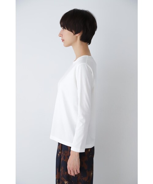 「human woman」 長袖カットソー LARGE ホワイト レディース