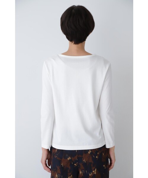 「human woman」 長袖カットソー LARGE ホワイト レディース