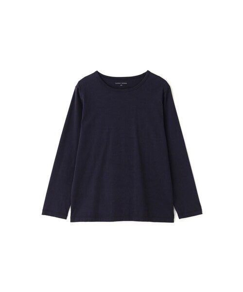 「human woman」 長袖カットソー LARGE ホワイト レディース