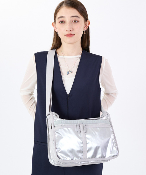 【新品】LeSportsac DX everydayショルダーバッグ DELUXE EVERYDAY BAGディープシーブルー（クロスボディ