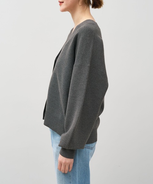 MICA&DEAL（マイカアンドディール） カーディガン ミラノリブショート