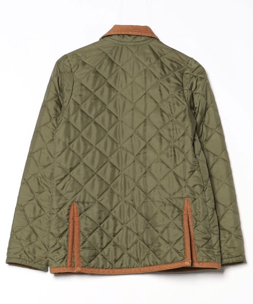 「LAVENHAM」 キルティングブルゾン 36 グリーン レディース_画像2