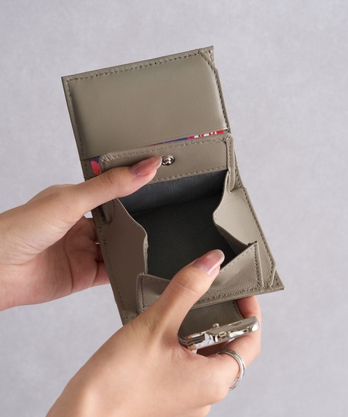Beau're（ヴュレ） ミニ 二つ折り 二つ折り財布 財布 「BEAURE」別注