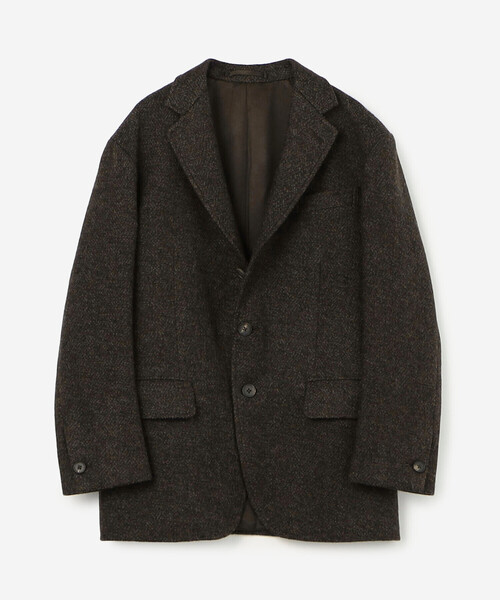 Scye ジャケット テーラードジャケット | ヘリンボーンツイード