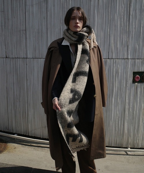CLANE（クラネ） ステンカラーコート コート BULKY LINE STAIN COAT