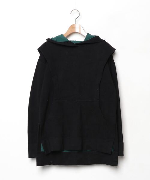 美品　アンスリード un3D. プルオーバーパーカー UN3D.（アンスリード） プルオーバーパーカー FREE ブラック