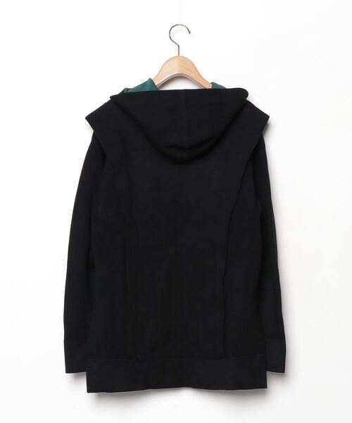 美品　アンスリード un3D. プルオーバーパーカー UN3D.（アンスリード） プルオーバーパーカー 36 ブラック レディース