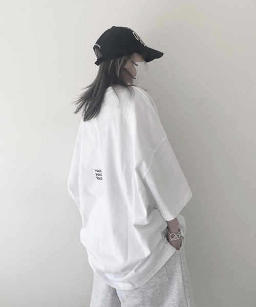 「YACA」 半袖Tシャツ FREE ホワイト レディース_画像7