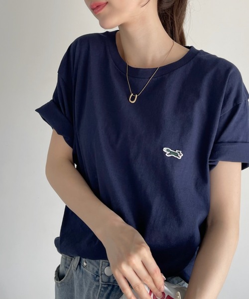 [PENNEYS] короткий рукав футболка X-LARGE бежевый женский 