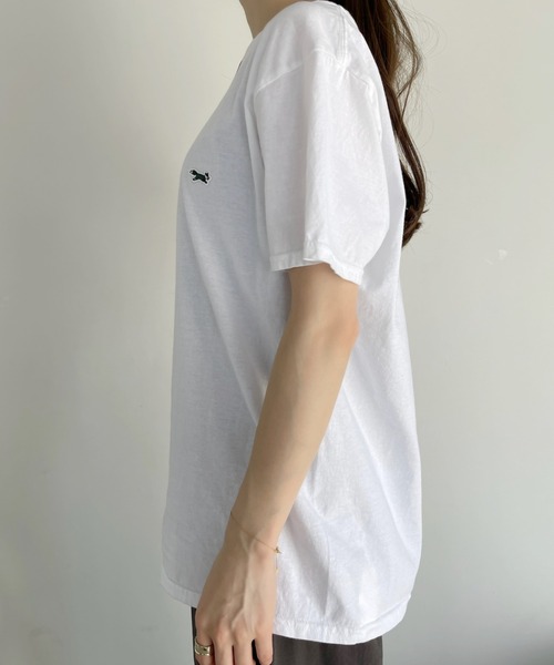 [PENNEYS] короткий рукав футболка X-LARGE бежевый женский 